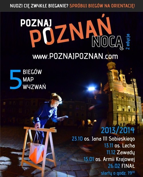 Poznaj Poznań Nocą - Nietypowy bieg po mieście