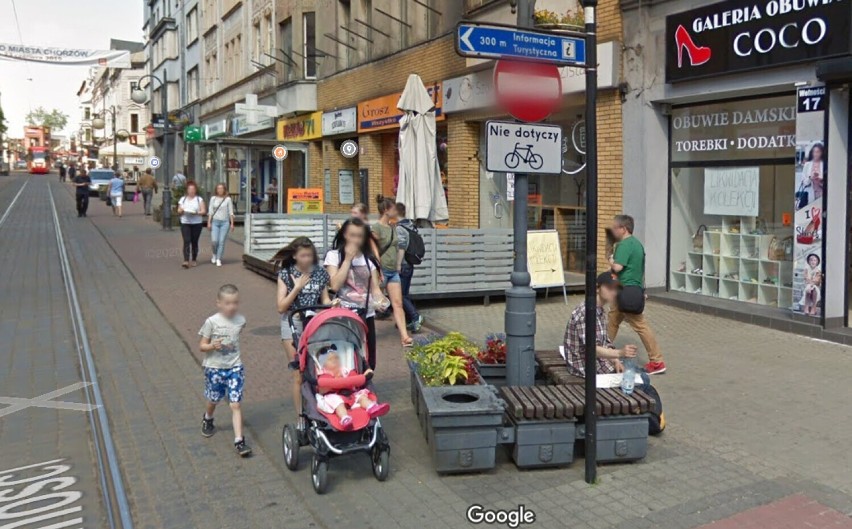 Oto zdjęcia mieszkańców Chorzowa na Google Street View. Odnajdujecie się nich?