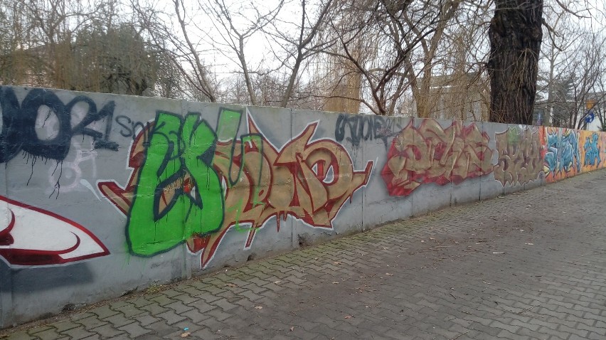 Napisy na murach w Słubicach. Sztuka, czy może wandalizm? [ZDJĘCIA]