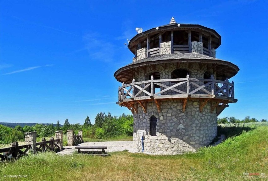 Wieża widokowa w Krasnobrodzie, ul. Sanatoryjna.