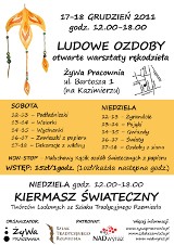 Warsztaty Ludowych Ozdób i Kiermasz Świąteczny na Kazimierzu