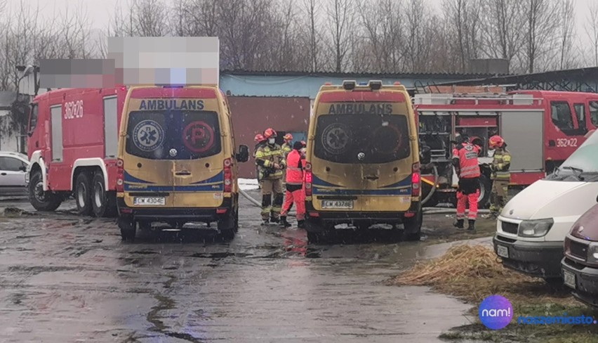 Wybuch butli z gazem LPG w samochodzie we Włocławku