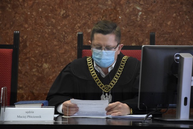 Sędzia Maciej Płóciennik uzasadnia wyrok uniewinniający w sprawie Pawła Jarczaka i dwójki pozostałych oskarżonych