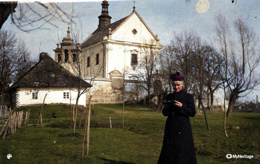 Sanktuarium w Kobylance, 1939 rok, na zdjęciu śp. ks....