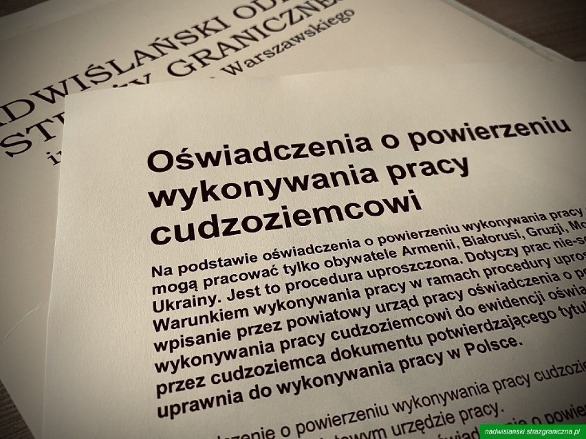 Kontrola w warszawskiej firmie. 39-latek z Ukrainy zatrudnił...