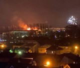 Pierwsza interwencja strażaków w Libiążu w nowym roku. Pięć minut po północy zostali wezwani do pożaru [ZDJĘCIA]