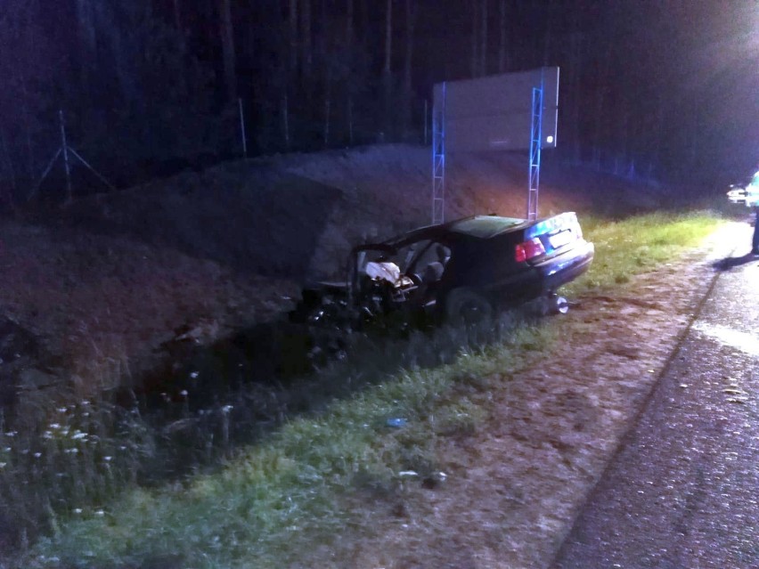 Tragiczny wypadek na drodze Bydgoszcz - Toruń