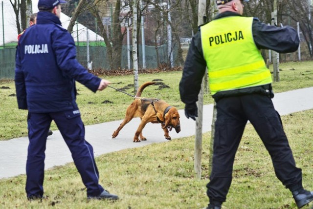 Specjalnie wyszkolony pies tropiący oraz dwóch jego przewodników z Wyższej Szkoły Policji Saksońskiej w Niemczech od poniedziałku poszukują sprawcy wstrząsającej zbrodni w Parku na Zdrowiu. Zwierzę szukało tropów m.in. na terenie zieleńca, w rejonie ul. Krzemienieckiej i ul. Konstantynowskiej. Na razie policja ani prokuratura nie informuje o przełomie w śledztwie. 

Czytaj więcej na następnej stronie