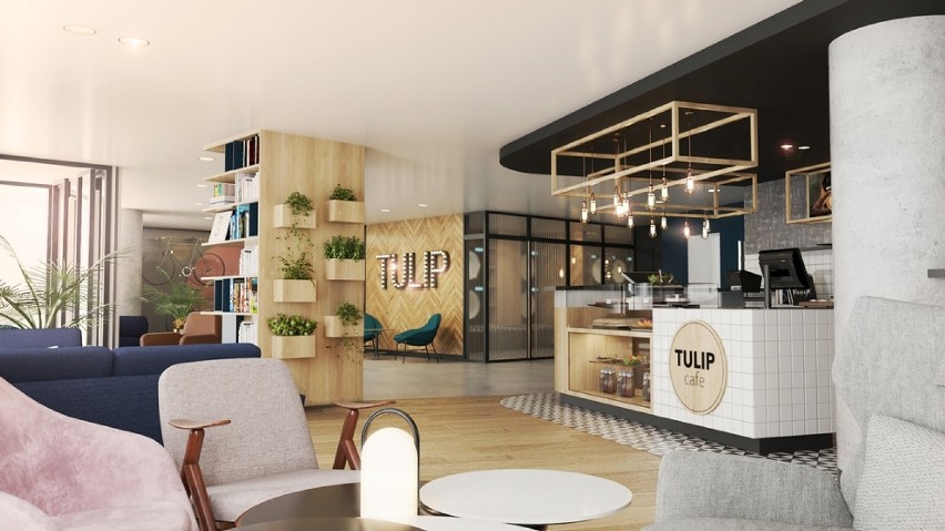 Tulip Residences. Nowy hotel coworkingowy w Warszawie. Z centrum konferencyjnym i strefą relaksu. "Miejsce do pracy i wypoczynku"