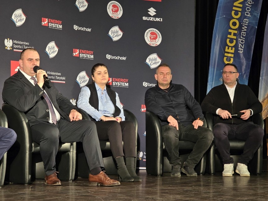 Konferencja prasowa w Ciechocinku zorganizowana przez Klub...