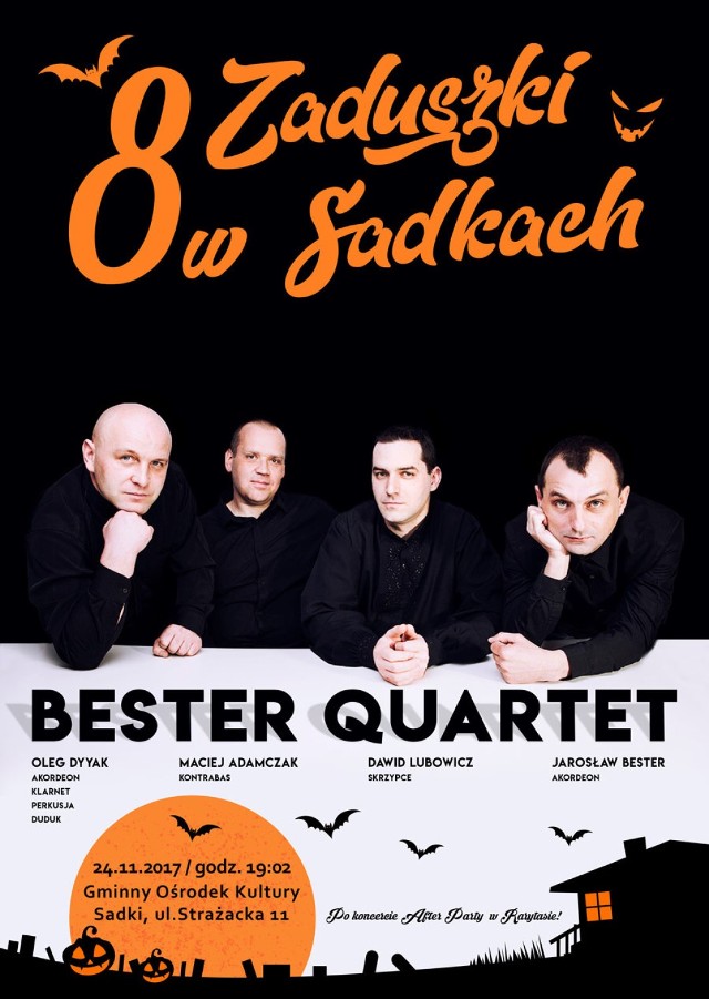 Jarosław Bester ze swoim kwartetem  zagra w Sadkach w piątek 24 bm