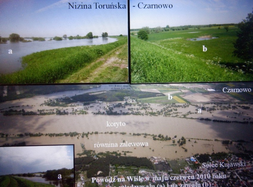 Kompilacja kilku zdjęć z pamiętnej powodzi 2010 roku