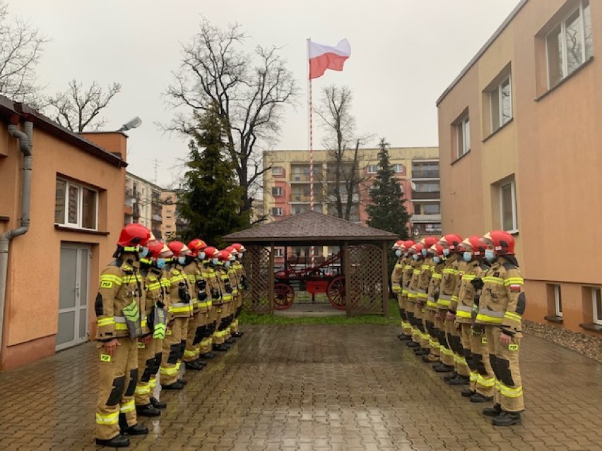 Strażacy z Oleśnicy i Sycowa na uroczystych apelach 