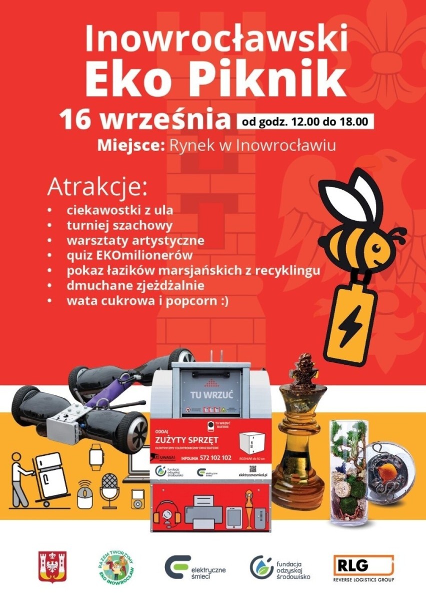 Inowrocław - W Inowrocławiu odbędzie się Eko Piknik organizowany przez Fundację Odzyskaj Środowisko