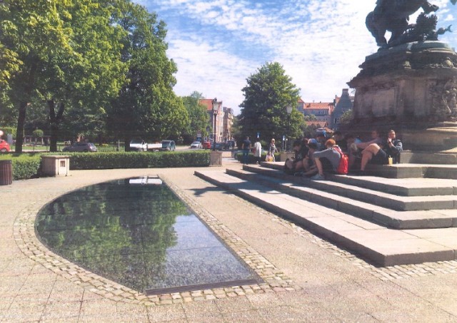 Tak będzie wyglądać fontanna przy pomniku Sobieskiego w Gdańsku