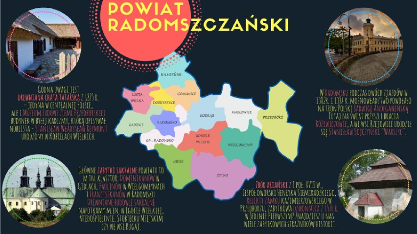 Wybierz nazwę turystycznego fanpage'a Powiatu Radomszczańskiego