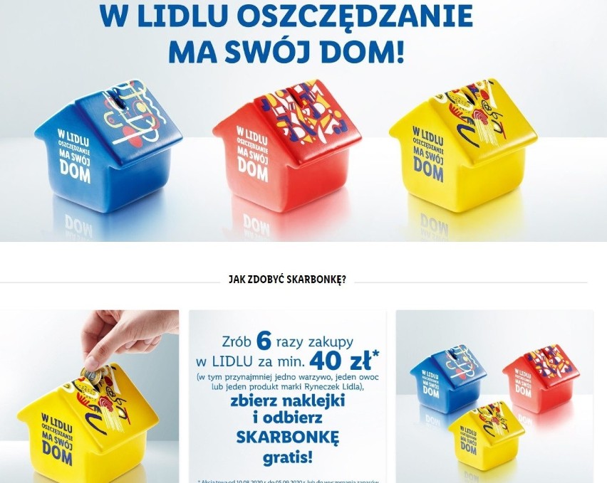 Akcja "W Lidlu oszczędzanie ma swój dom" ruszyła w...