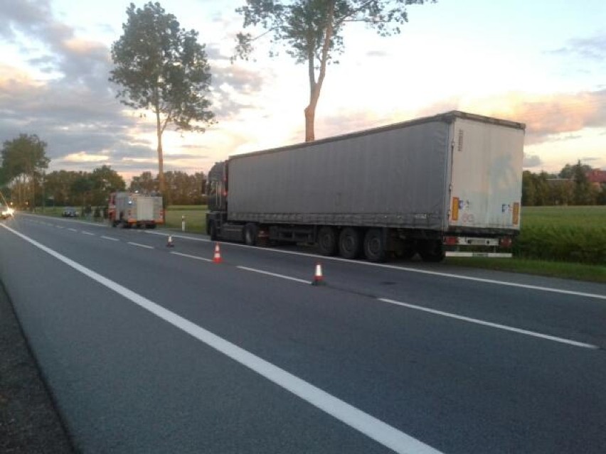 Cedry Małe - Koszwały: Wypadek autokaru z dziećmi na siódemce [ZDJĘCIA]