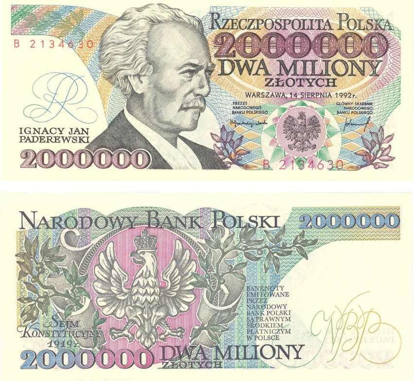 Stare banknoty - to już 20 lat! Pamiętacie je jeszcze?