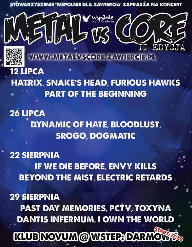 Metal vs Core 2014 w Zawierciu.