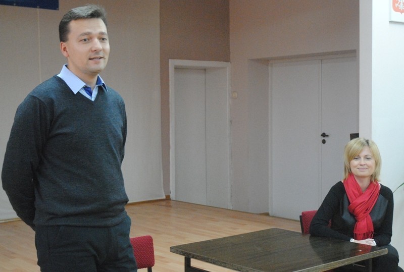 Spotkanie z Piotrem Napierałą w ZSP w Kościanie