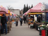 Pabianice. Dzień na targowisku przy ul. Moniuszki w Pabianicach. Klienci i sprzedawcy z dużego rynku noszą maseczki? Co można kupić? ZDJĘCIA