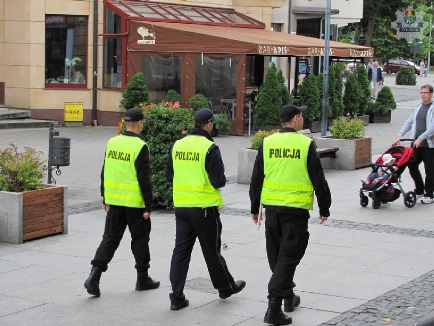 Patrole przyszłych policjantów w Lęborku