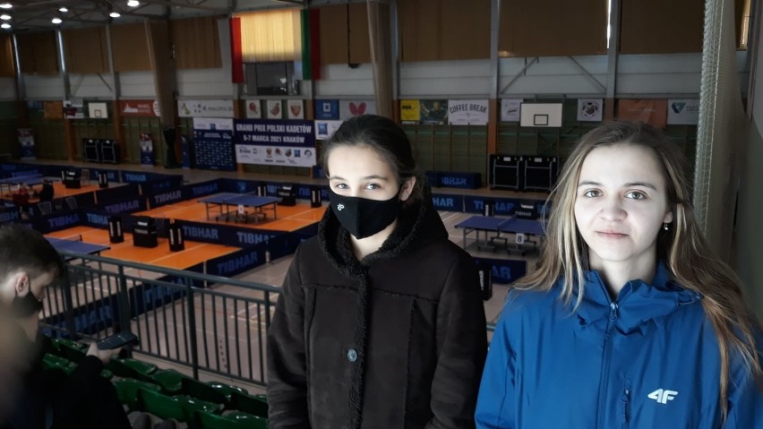 Paulina Godlewska i Weronika Czajkowska podczas turnieju...