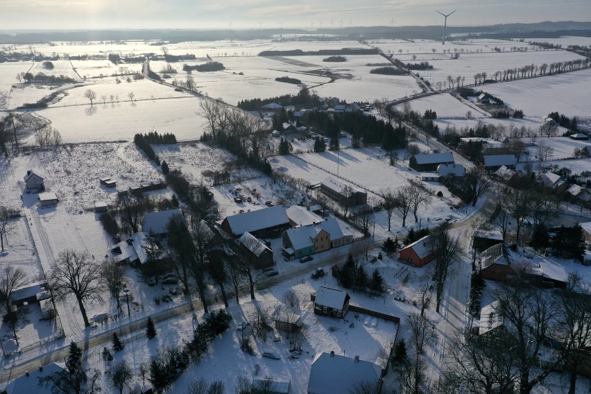 Łącko, jedna z najciekawszych wsi w zimowej odsłonie [zdjęcia]