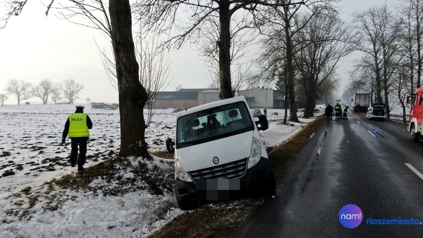 Wypadek radiowozu pod Włocławkiem