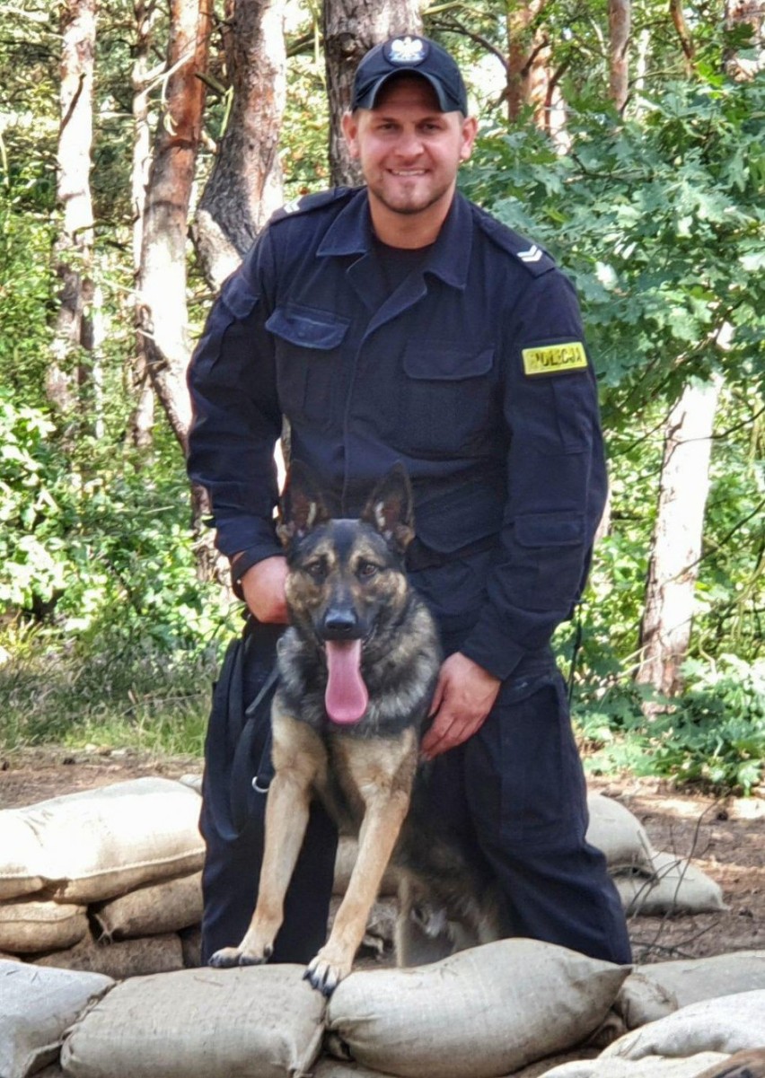 Nowy pies policyjny w Tarnowskich Górach. Owczarek niemiecki wabi się Otok ZDJĘCIA