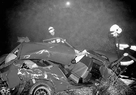 To pierwszy taki wypadek na mikołajskim niestrzeżonym przejeździe.
Fot. Piotr Szymański