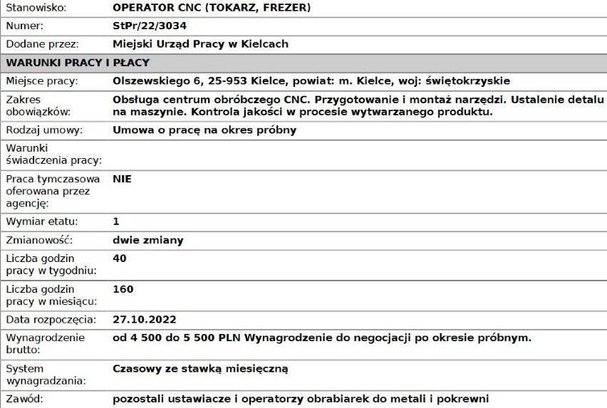 Jest dobrze płatna praca w Kielcach! Tutaj zarobisz nawet 10 tysięcy złotych. Sprawdź oferty