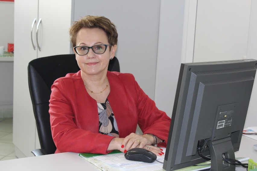 Na zdjęciu Małgorzata Raczkiewicz, menadżerka przychodni Medar w Łęczycy