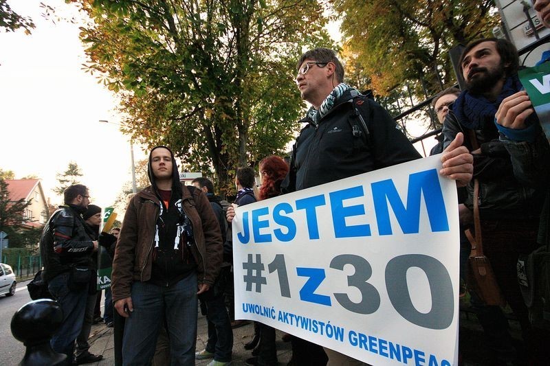 Protest aktywistów Greenpeace