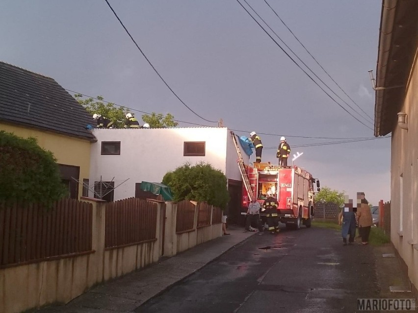 Burze nad Opolszczyzną. Interwencje strażaków w regionie w sobotę, 13 czerwca