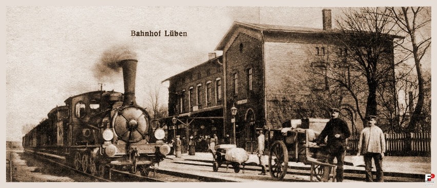 Lata 1895-1900
Dworzec kolejowy Lubin...