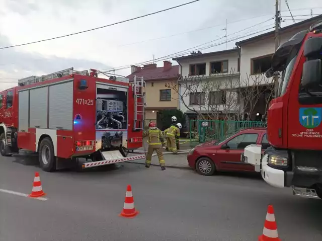 Ogień pojawił się w jednym z domów w Myślenicach