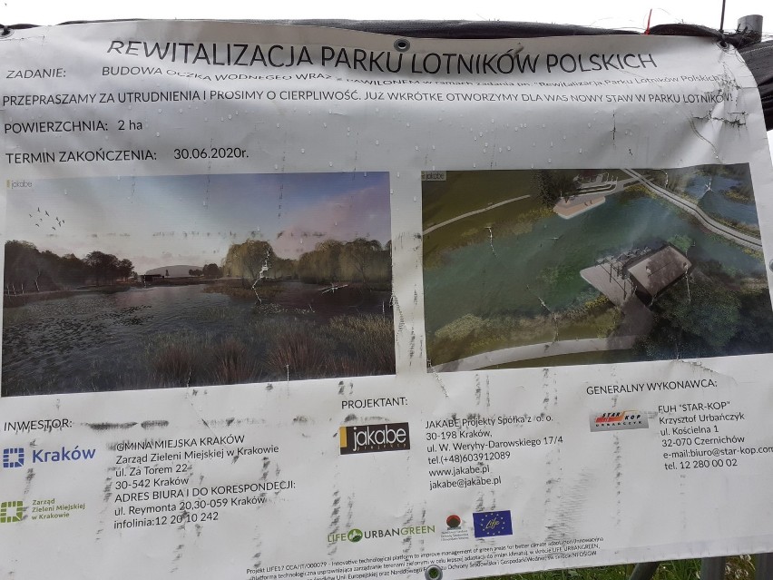Park Lotników Polskich w Krakowie zmienia się z dnia na...