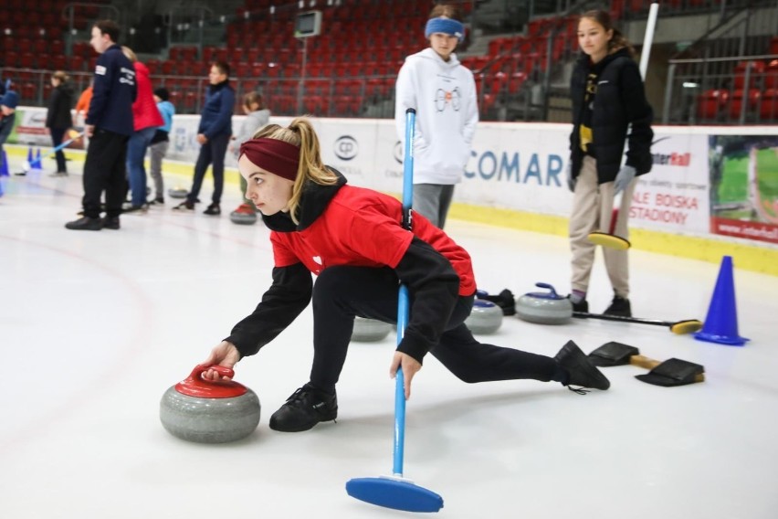 Otwarty trening curlingu w Krakowie