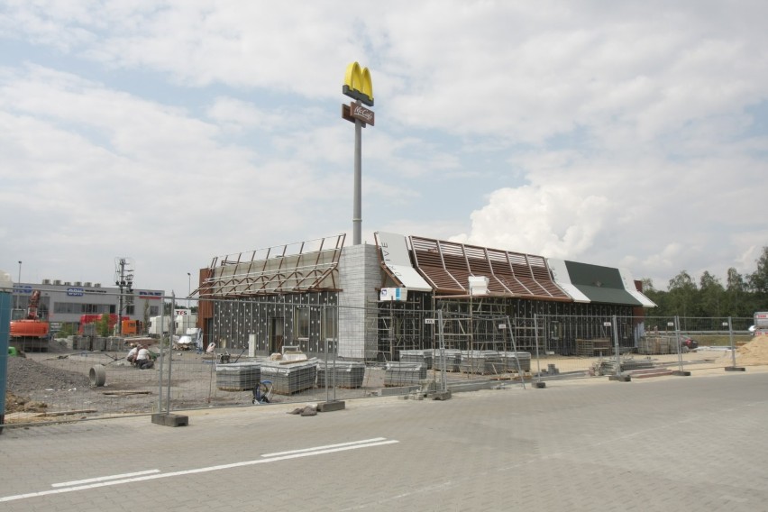 Budowa McDonalds w Sosnowcu przy S1
