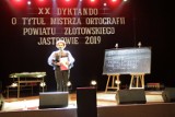 XX Dyktando o Tytuł Mistrza Ortografii Powiatu Złotowskiego Jastrowie 2019