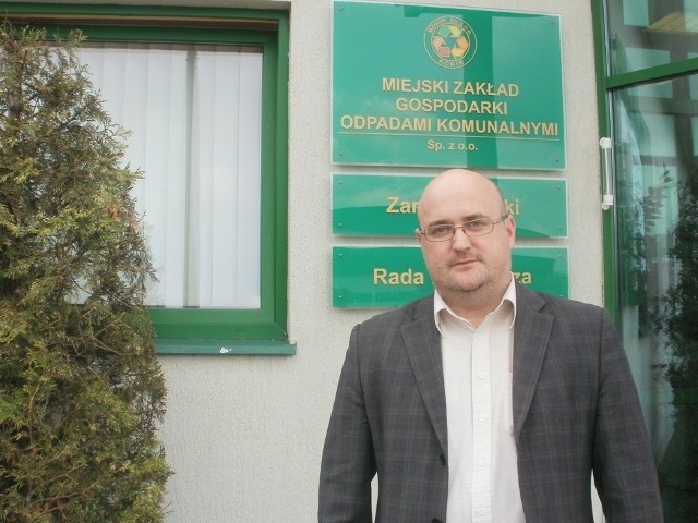 Szymon Kocioruba, dyrektor ds. techniczno-eksploatacyjnych MZGOK w Koninie