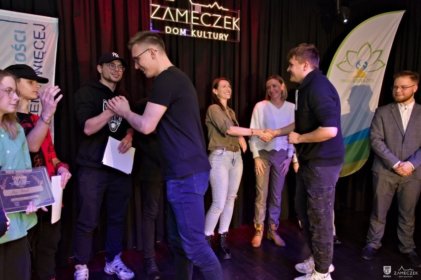 Konkurs "Rap Korona" w Domu Kultury "Zameczek" w Kielcach. Poznaj laureatów, zobacz zdjęcia i film