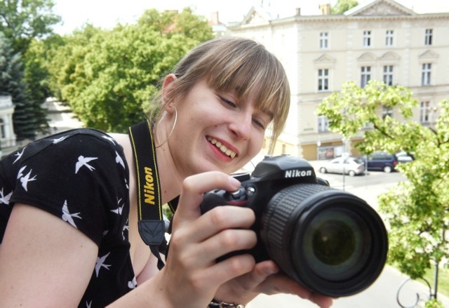 Dorota Piechowiak, uczennica technikum fotografii i multimediów w Zespole Szkół i Placówek Kształcenia Zawodowego w Zielonej Górze