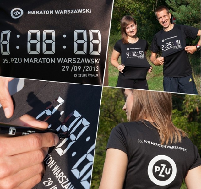 Oficjalna koszulka Maratonu Warszawskiego będzie czarna [zdjęcia]