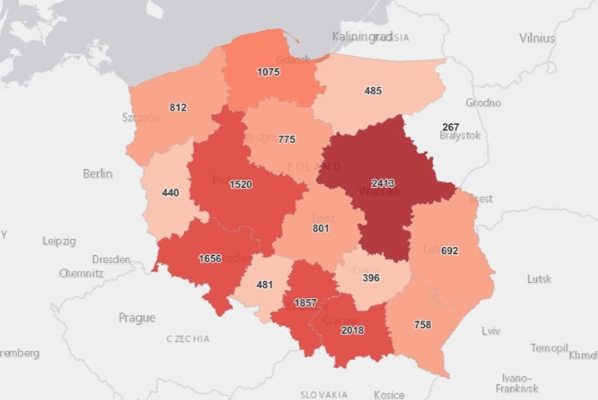 Koronawirus, raport 6 stycznia 2022. W Polsce ponad 16 tys. zakażeń SARS CoV-2. W zachodniej Małopolsce ponad dwieście i dziesięć ofiar!