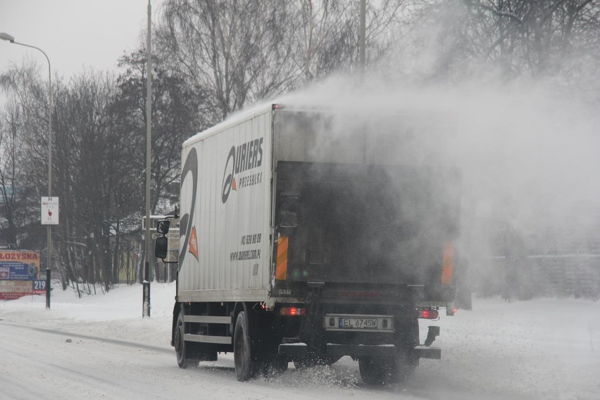 Zima 2013 w Łodzi. Popsute tramwaje, autobusy i zakorkowane ulice