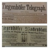 Tiegenhof retro. W miasteczku gazety wydawano w 1866 roku.