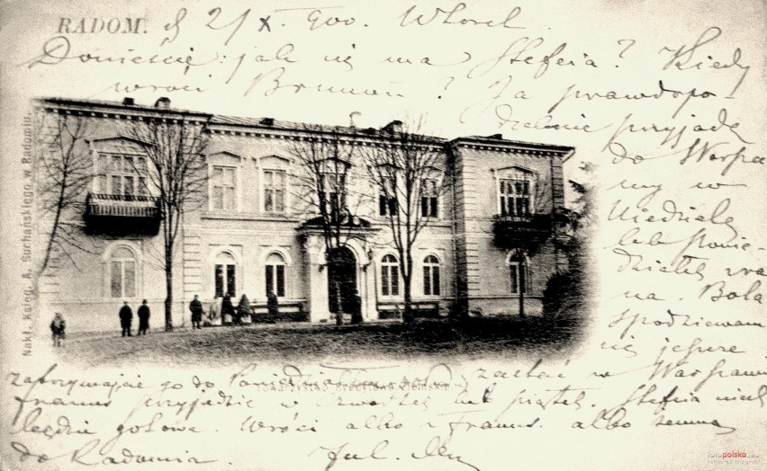 1899 , Radom, ul. Żeromskiego 35. Gmach Towarzystwa...